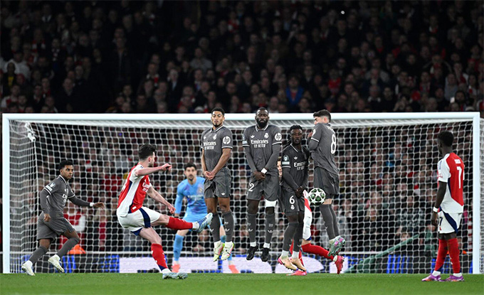 Rice là mắt xích không thể thiếu trong đội hình của Arsenal