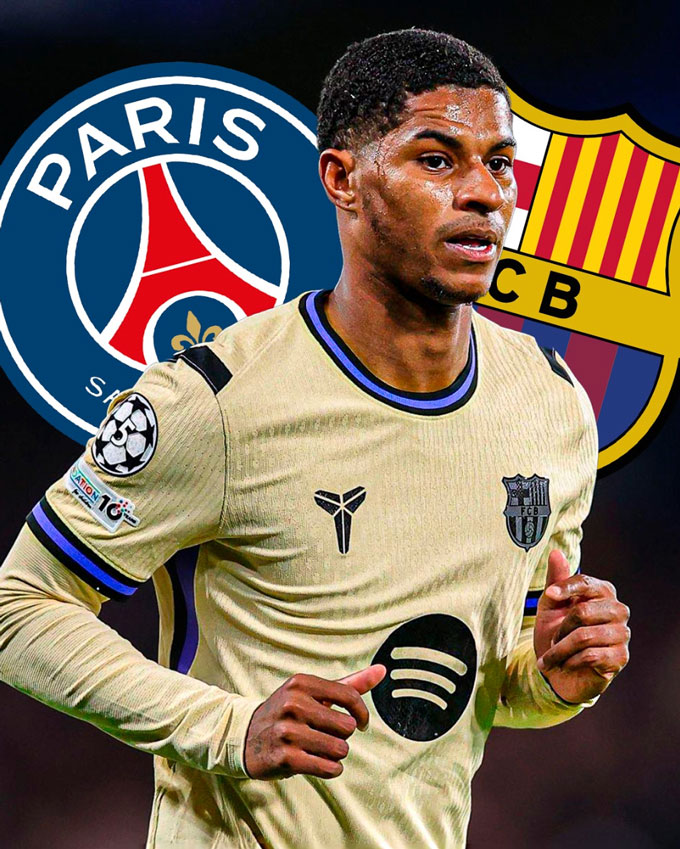 PSG sẵn sàng tranh Rashford nếu Barca không mua đứt