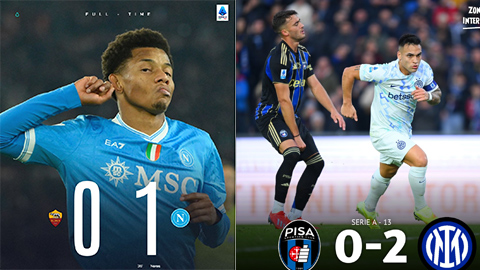 Simone Inzaghi celebrating with his Inter Milan players after beating Barcelona.