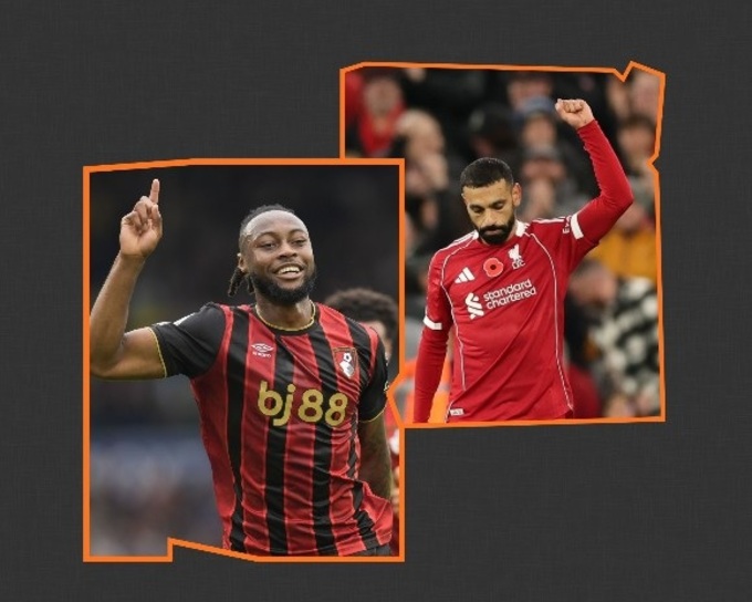 Semenyo sẵn lòng thế chỗ Salah trong đội hình của Liverpool.