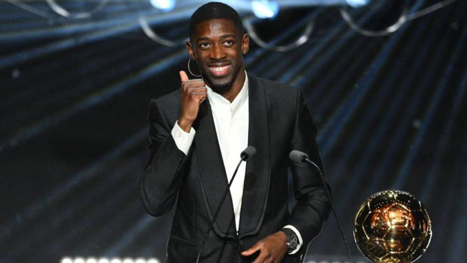 Dembele giành Quả Bóng Vàng 2025