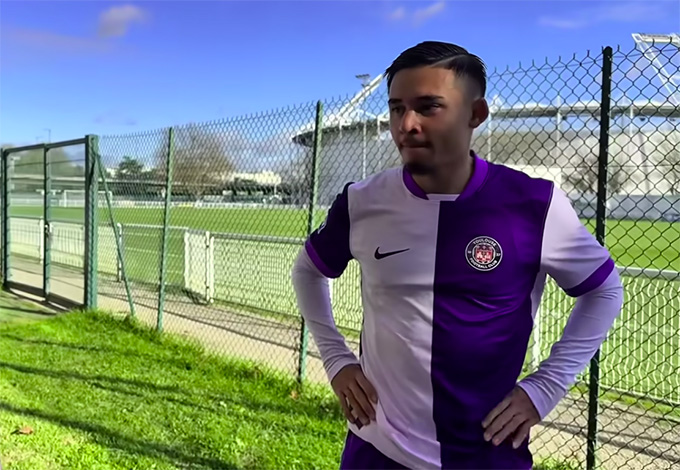 Anh mong sớm được đôn lên đội một Toulouse