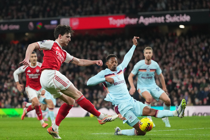 Arsenal của HLV Mikel Arteta vừa đánh bại Brentford 2-0
