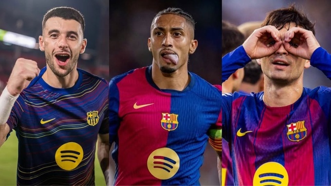 Barca hồi sinh nhờ phong độ tuyệt vời của Joan Garcia, Raphinha và Pedri.