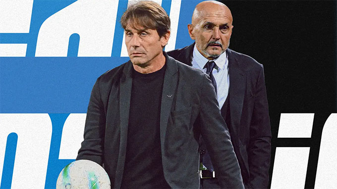 Conte và Spalletti 'lẩn tránh nhau' trong gần như cả sự nghiệp