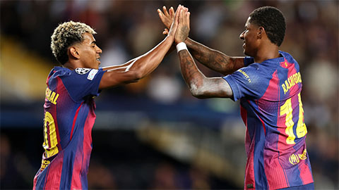 Barca ngược dòng nhờ Rashford và Yamal, Atletico suýt bị cầm hoà