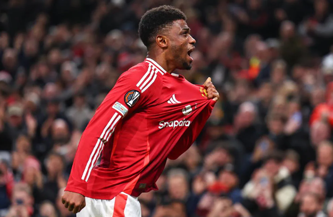 Amad Diallo trong màu áo MU