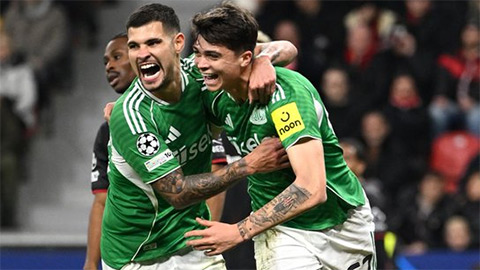  Kết quả Champions League đêm qua: Newcastle chia điểm Leverkusen, Napoli gục ngã