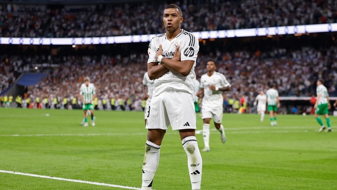 Real Madrid mùa này quá phụ thuộc vào những bàn thắng của Mbappe