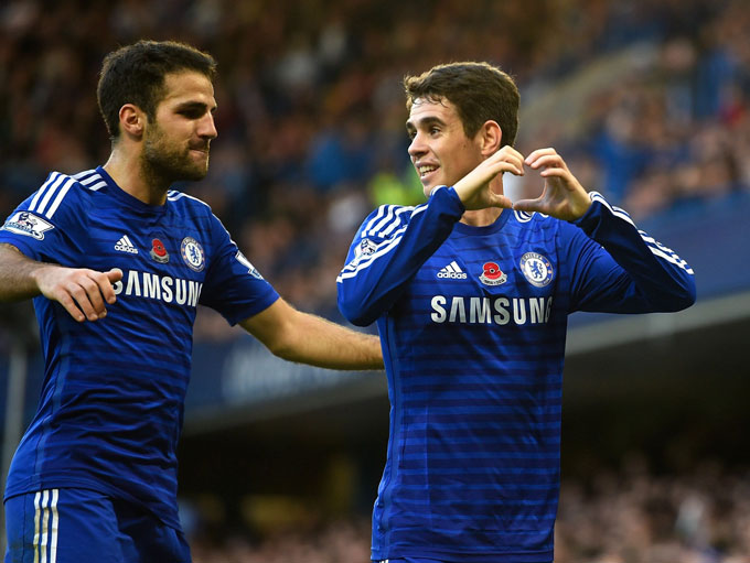 Oscar khi còn khoác áo Chelsea