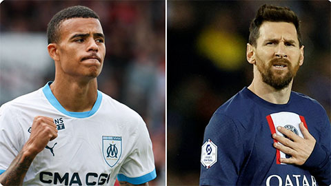 Mason Greenwood bỏ xa thành tích của Lionel Messi