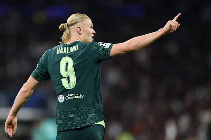 Haaland đang thể hiện phong độ ghi bàn đáng sợ