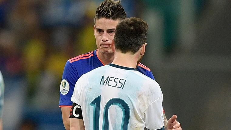 James Rodriguez không sát cánh với Messi