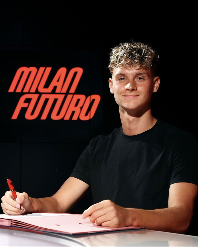 Maximilian Ibrahimovic có hợp đồng với Rossoneri đến tháng 6/2027