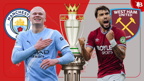 Trực tiếp Man City vs West Ham, 22h00 ngày 20/12