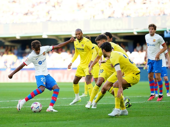 Lamine Yamal thường xuyên ghi dấu ấn tại tổ ấm của Villarreal.