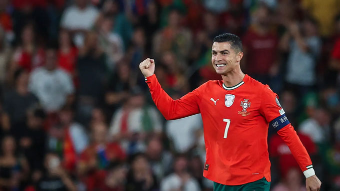 Ronaldo vẫn đang ghi bàn đều đặn ở tuổi sắp 41