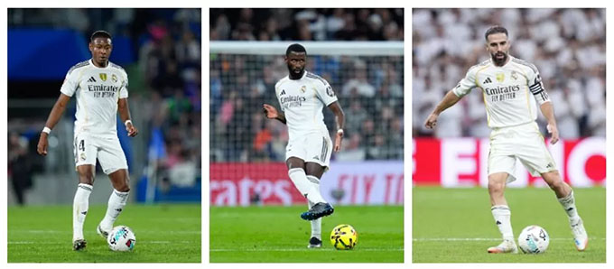 Real Madrid cần phải giải quyết 3 vấn đề về hợp đồng của Alaba, Rudiger và Carvajal
