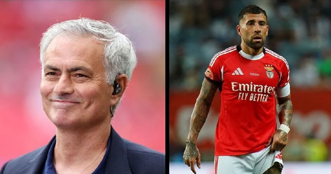 Otamendi được Mourinho khen ngợi