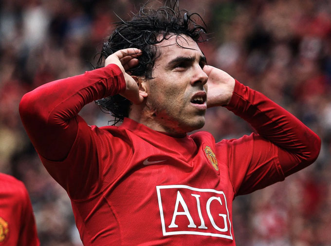 Carlos Tevez (West Ham, MU và Man City)
