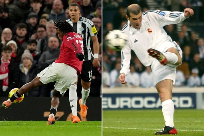 Nhiều người so sánh pha dứt điểm của Dorgu với Zidane