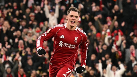  Florian Wirtz lần đầu ghi bàn ở Ngoại hạng Anh