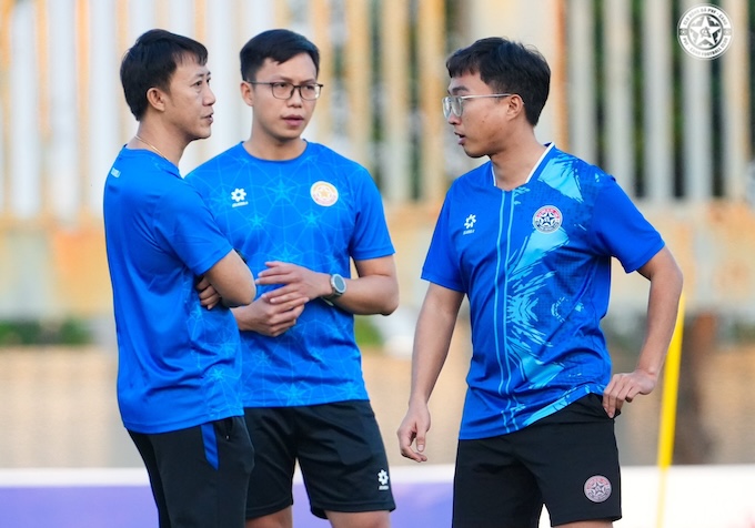 HLV Nguyễn Thành Công về nắm CLB PVF-CAND. Ảnh: FBNV