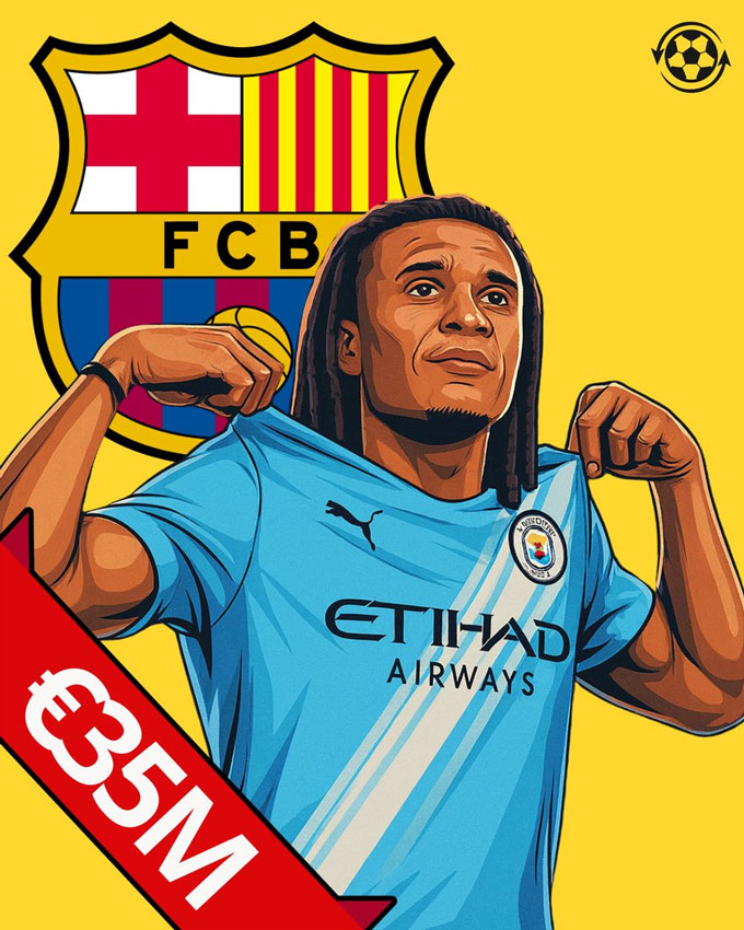 Barca muốn chiêu mộ Ake