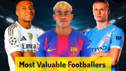Top 5 cầu thủ đắt giá nhất thế giới năm 2025: Kylian Mbappe và Haaland vẫn kém 1 người
