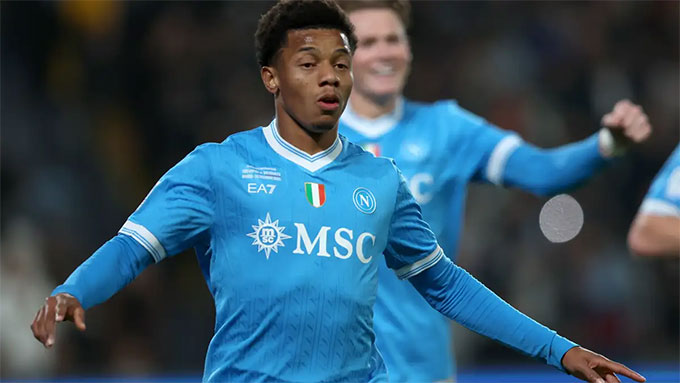 David Neres nhiều khả năng bị hy sinh nếu Conte đá 2 tiền đạo