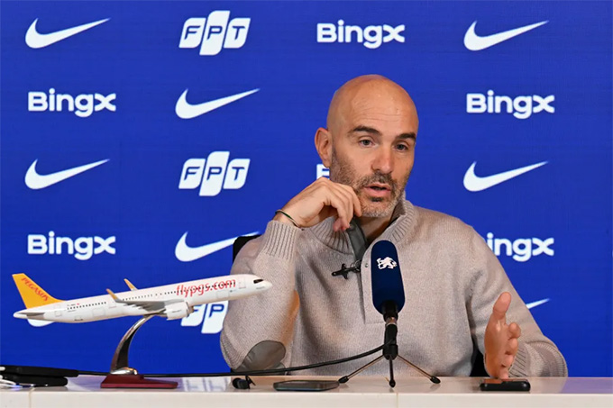 Maresca viện cớ ốm để từ chối họp báo sau trận hòa 2-2 với Bournemouth