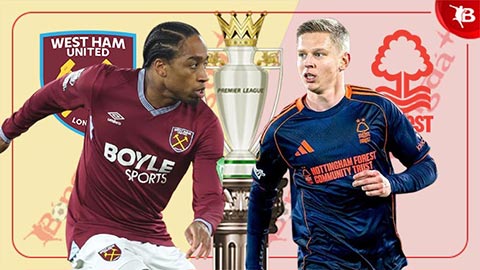  Nhận định bóng đá West Ham vs Nottingham, 03h00 ngày 7/1: Khốn khổ gặp nhau