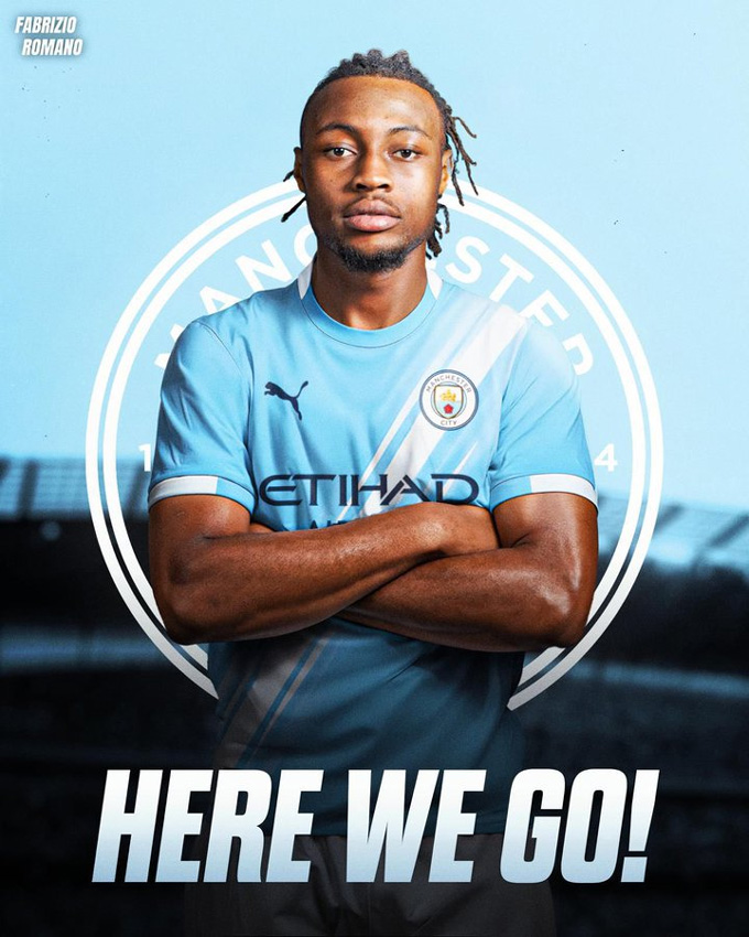 Romano xác nhận Man City mua xong Semenyo