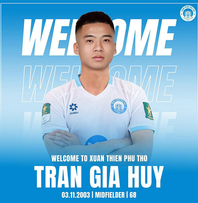 "Siêu nhân" Trần Gia Huy gia nhập CLB Phú Thọ