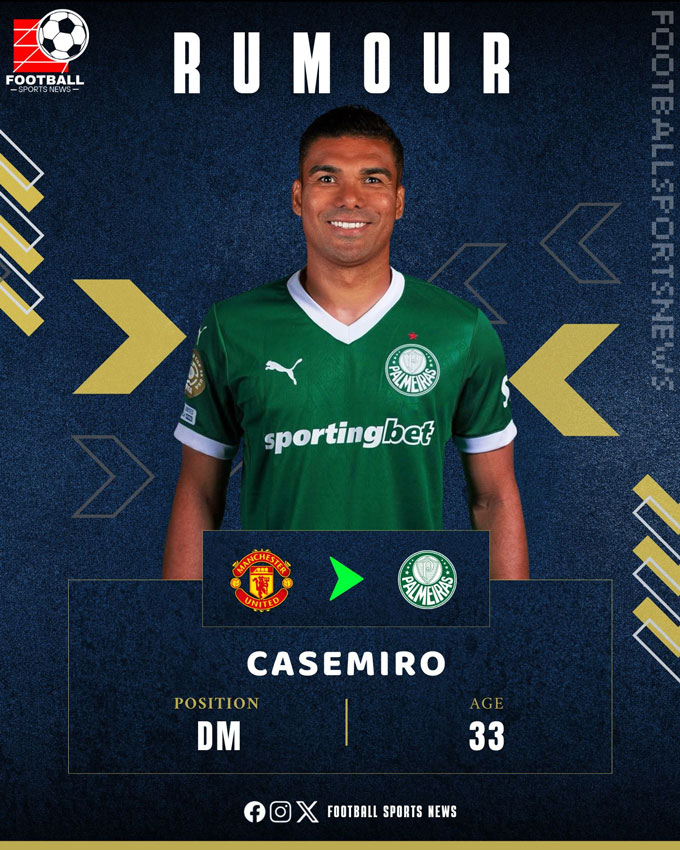 Casemiro có khả năng quay lại Brazil khoác áo Palmeiras