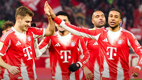 Bayern thắng 8-1 ở trận ra quân năm mới, Inter và Milan cùng hòa