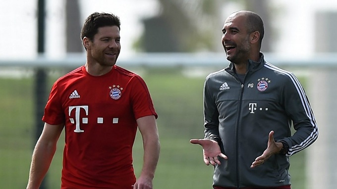 Xabi Alonso từng thi đấu dưới trướng Pep Guardiola tại Bayern