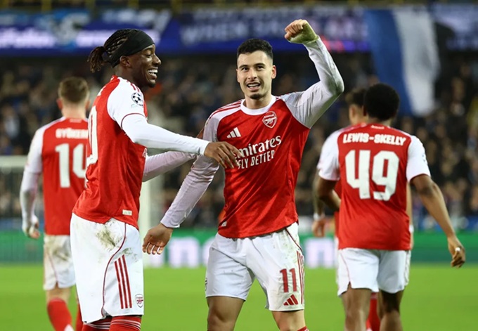 Martinelli hiện là tay săn bàn số một của Arsenal với 9 bàn thắng trên mọi đấu trường