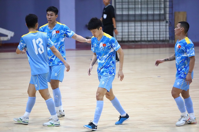 ĐT futsal Việt Nam vừa có những trận giao hữu chất lượng. Ảnh: Phan Hồng 