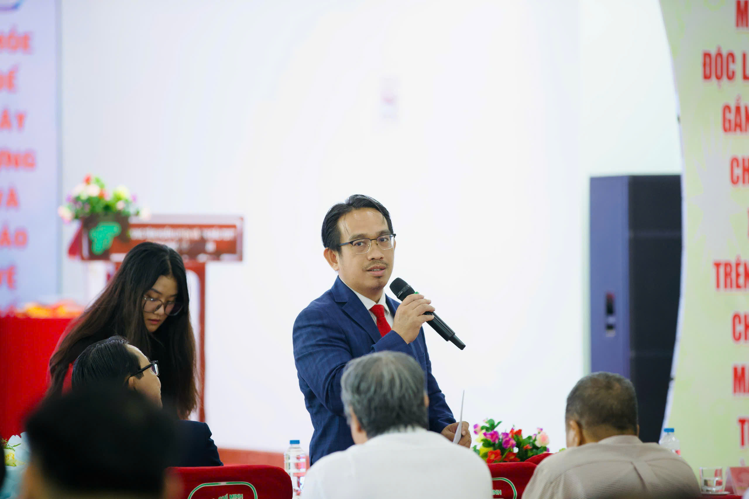 TS. Lý Đại Nghĩa – Giám đốc Trung tâm Huấn luyện và Thi đấu TDTT TP.HCM phát biểu tại chương trình