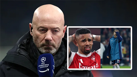  Shearer chỉ ra cái tên có thể ngăn Arsenal vô địch Champions League mùa này