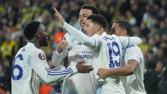 Sancho đã ghi được bàn thắng đầu tiên cho Aston Villa