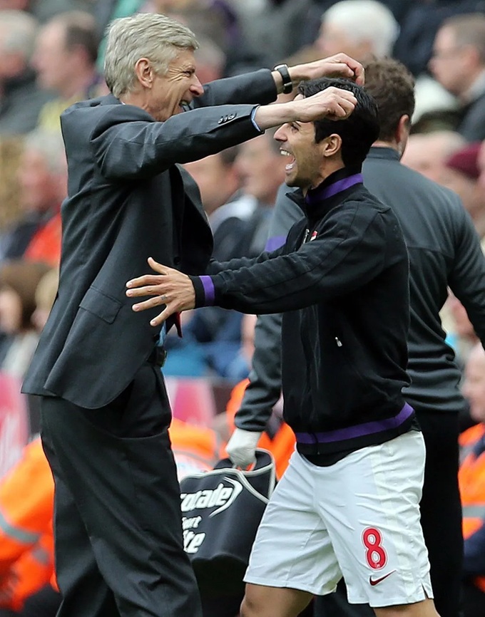 Arteta là học trò cưng của Wenger