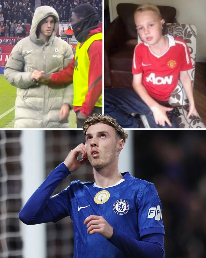 Palmer tuyên bố yêu MU từ nhỏ