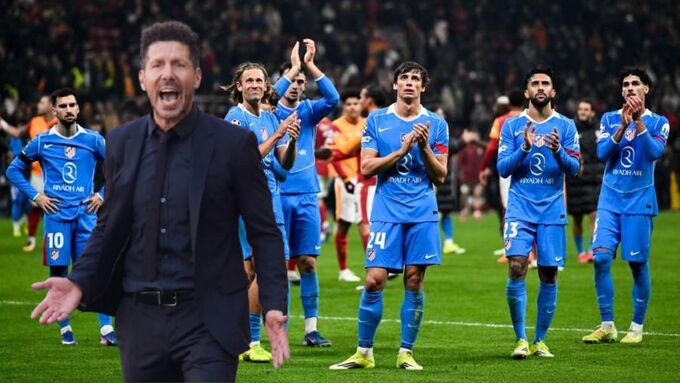 HLV Simeone không hài lòng với hiệu suất ghi bàn của các tiền vệ Atletico.