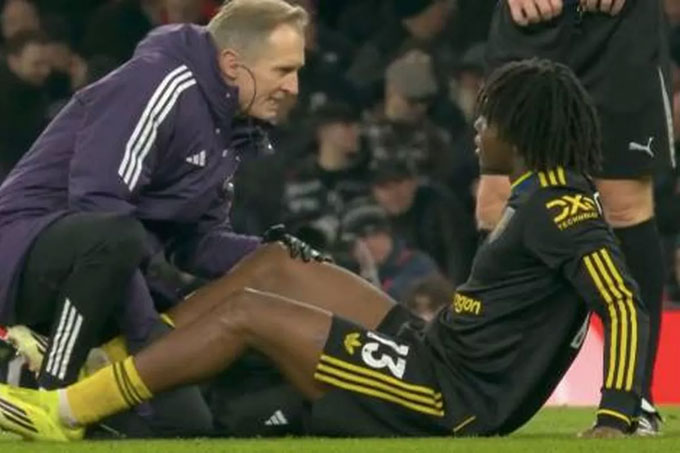 Dorgu bị đau và không thể thi đấu tới hết trận