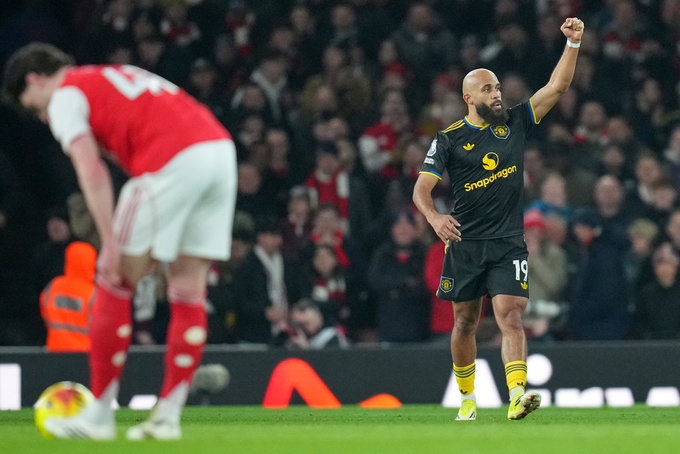 Arsenal không có "cầu thủ của những trận đấu lớn", kiểu như MU có Bryan Mbeumo