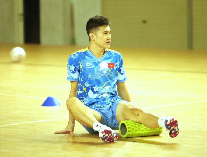 ĐT futsal Việt Nam thoải mái trước trận gặp Thái Lan - Ảnh: Phan Hồng 