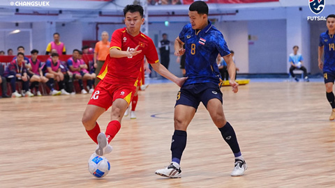 Trực tiếp ĐT futsal Thái Lan vs ĐT futsal Việt Nam, 15h00 chiều nay