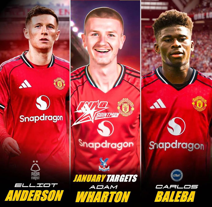 MU đang tìm kiếm thêm các tiền vệ mới